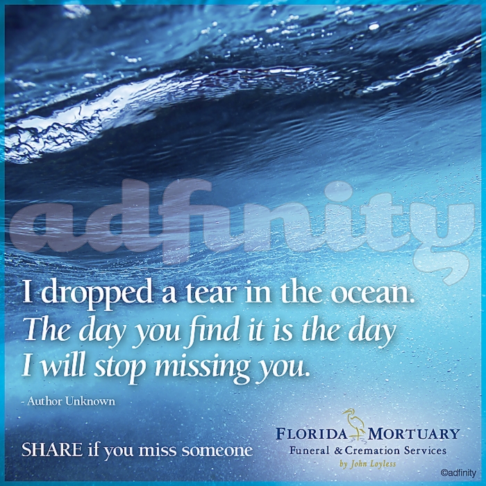 011605 I dropped a tear in the ocean. The day you find it is the day I will stop missing you. Viral Share Facebook ad.jpg